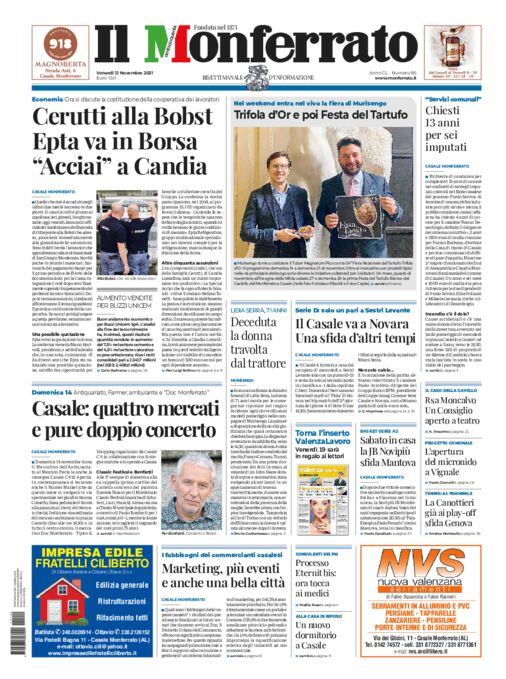 Il Monferrato - Edizione 85 del 12/11/2021